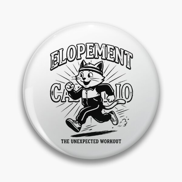 Item preview, Elopement The Unexpected Workout Design, Funny Autism Mom Cat Gift, Retro Tracksuit Running Graphic Tee designed and sold by AsturShop.