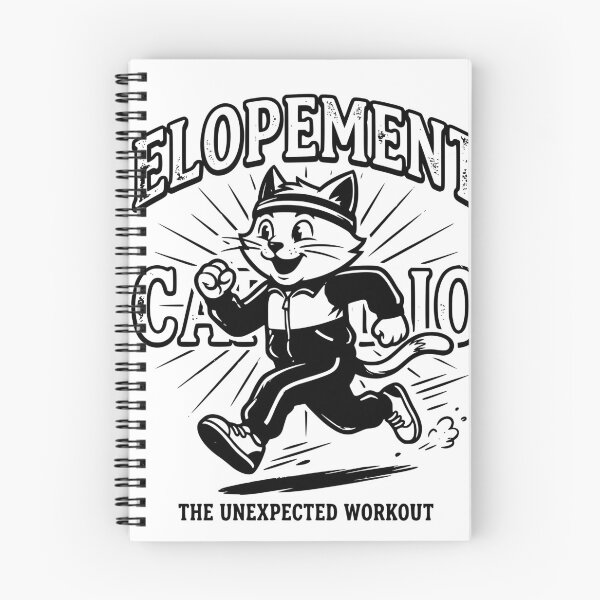 Item preview, Elopement The Unexpected Workout Design, Funny Autism Mom Cat Gift, Retro Tracksuit Running Graphic Tee designed and sold by AsturShop.