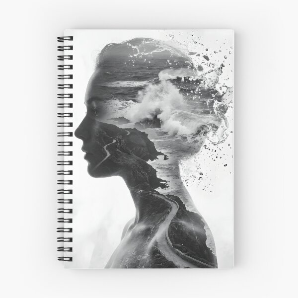 Item preview, Double Exposure The Lady and The Sea designed and sold by debmustpay.