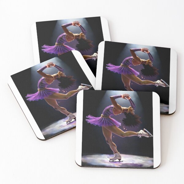 Item preview, Black Girl Figure Skater – Afrofuturist Layback Spin designed and sold by Lucienne Reimagined.