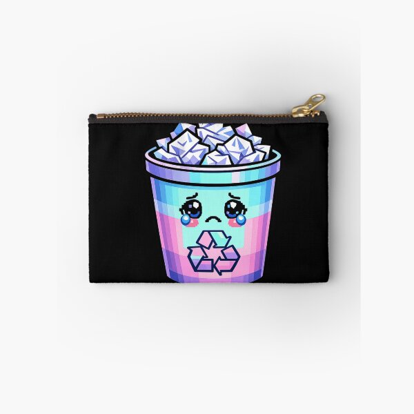 Item preview, Sad Recycle Bin Error 90s Computer Vaporwave designed and sold by Retro Mood Co.