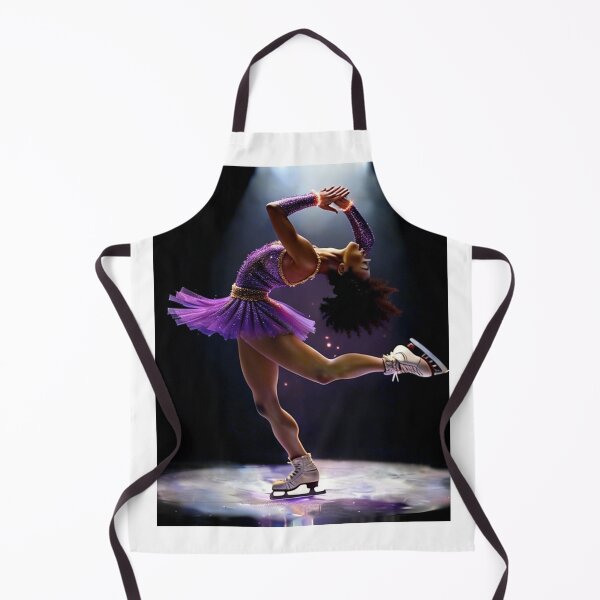 Item preview, Black Girl Figure Skater – Afrofuturist Layback Spin designed and sold by Lucienne Reimagined.