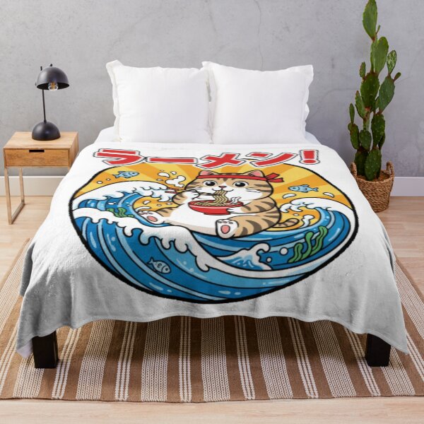 Item preview, Funny Japanese Cat Eating Ramen! designed and sold by Giulivo Store Graphic.