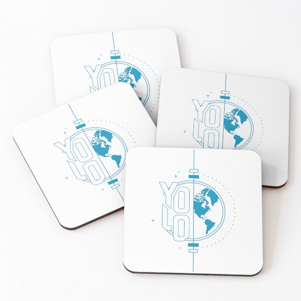 Item preview, YOLO... world compass (blue) designed and sold by CHASAcreative.