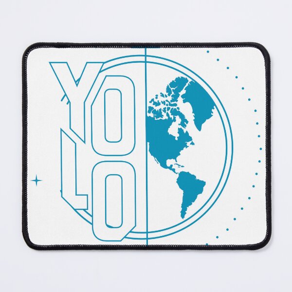 Item preview, YOLO... world compass (blue) designed and sold by CHASAcreative.