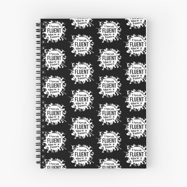Item preview, I Speak Fluent Showtunes Reimagined - White/Black designed and sold by Flit & Co..