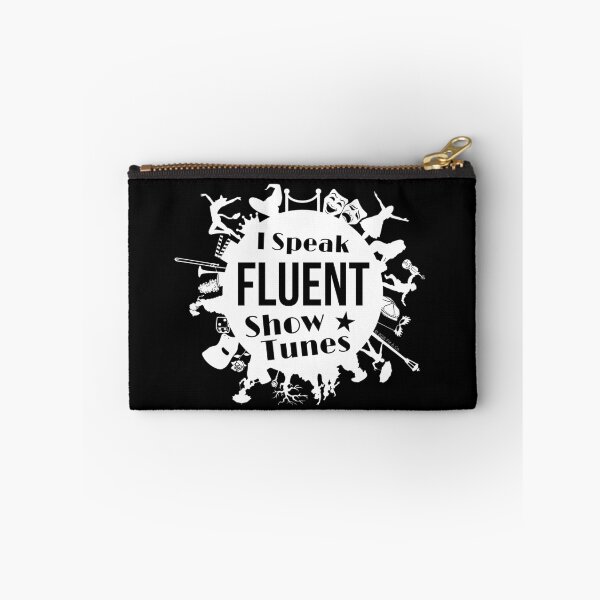 Item preview, I Speak Fluent Showtunes Reimagined - White/Black designed and sold by Flit & Co..