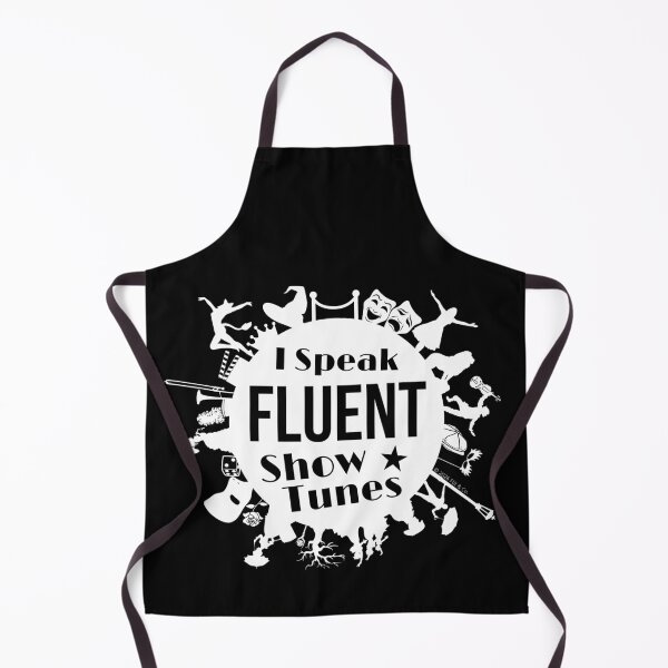Item preview, I Speak Fluent Showtunes Reimagined - White/Black designed and sold by Flit & Co..