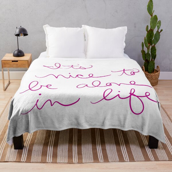 Item preview, It’s nice to be alone in life designed and sold by abeink.