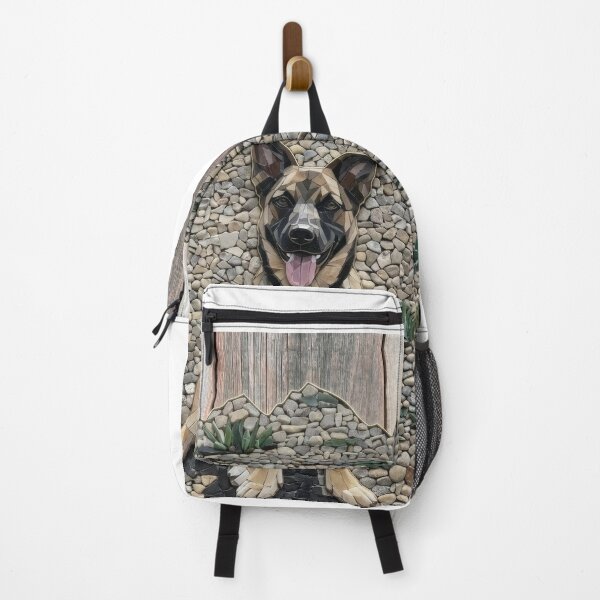 Item preview, Geometric German Shepherd Mosaic Art designed and sold by Meteor Destroyer.