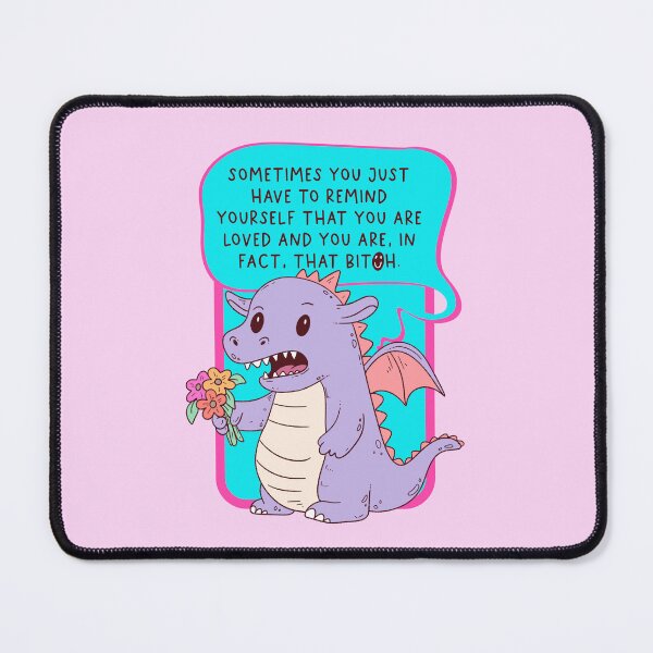 Item preview, Funny Dragon Motivation Meme designed and sold by Jess.a.creates.