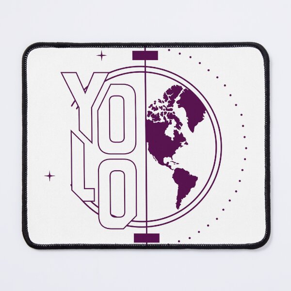 Item preview, YOLO... world compass (purple) designed and sold by CHASAcreative.
