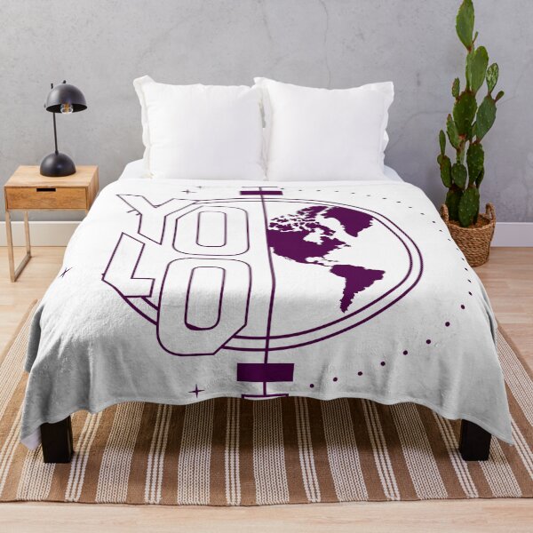 Item preview, YOLO... world compass (purple) designed and sold by CHASAcreative.