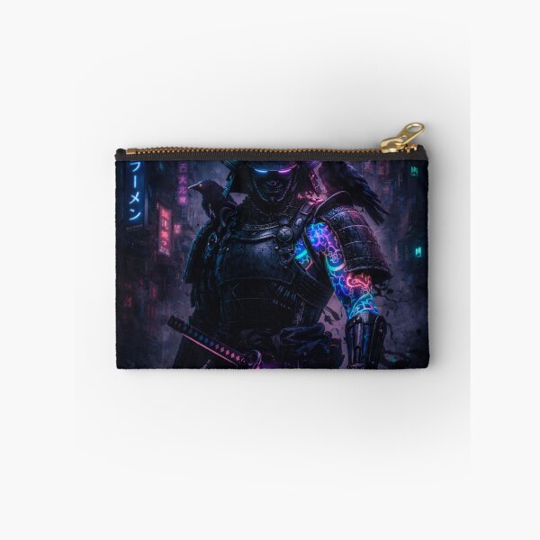 Item preview, Neon Tattoo Samurai — NYAO Specimen No.061 (Cyber Bushido) designed and sold by NYAO-YUUKI.
