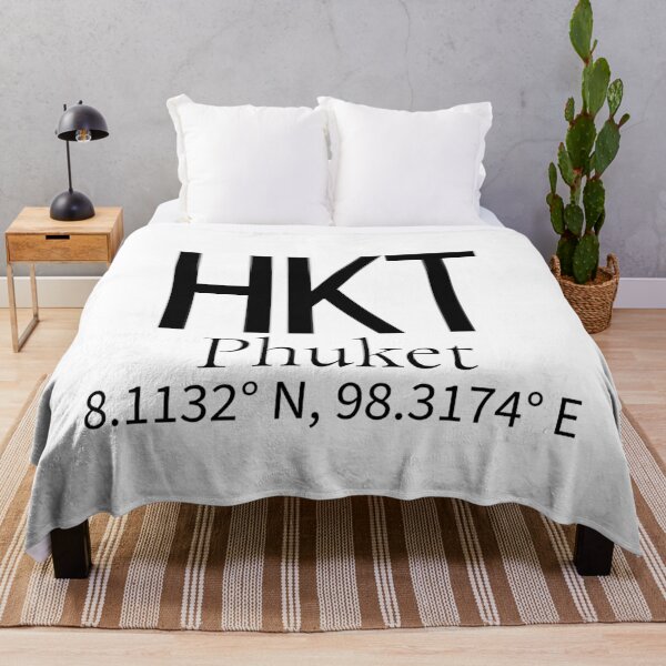 Item preview, HKT Phuket Thailand Airport Code Minimalist Travel Sticker - Coordinates Art designed and sold by Sparkledust Creations.