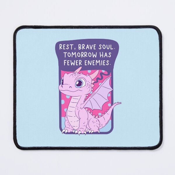 Item preview, Rest Brave Soul Funny Dragon designed and sold by Jess.a.creates.