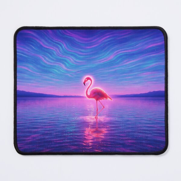 Item preview, Retro Neon Flamingo designed and sold by PurrfectWhisper.