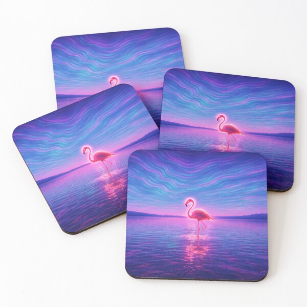 Item preview, Retro Neon Flamingo designed and sold by PurrfectWhisper.