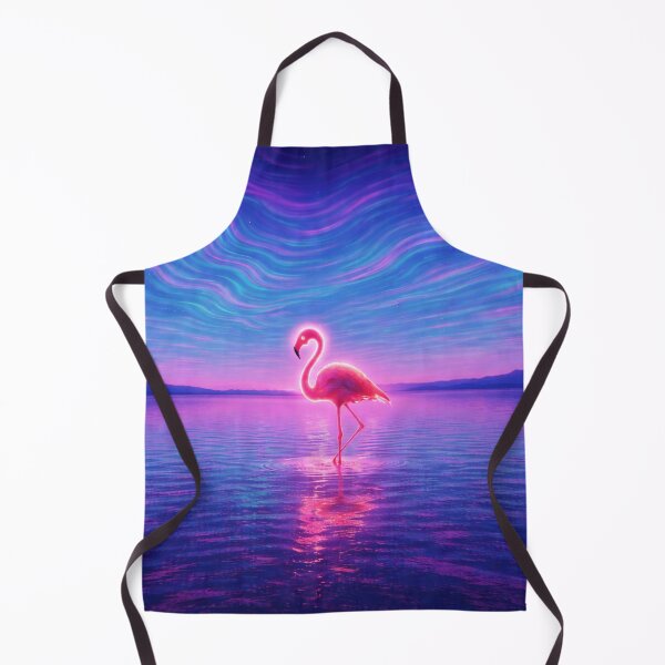 Item preview, Retro Neon Flamingo designed and sold by PurrfectWhisper.