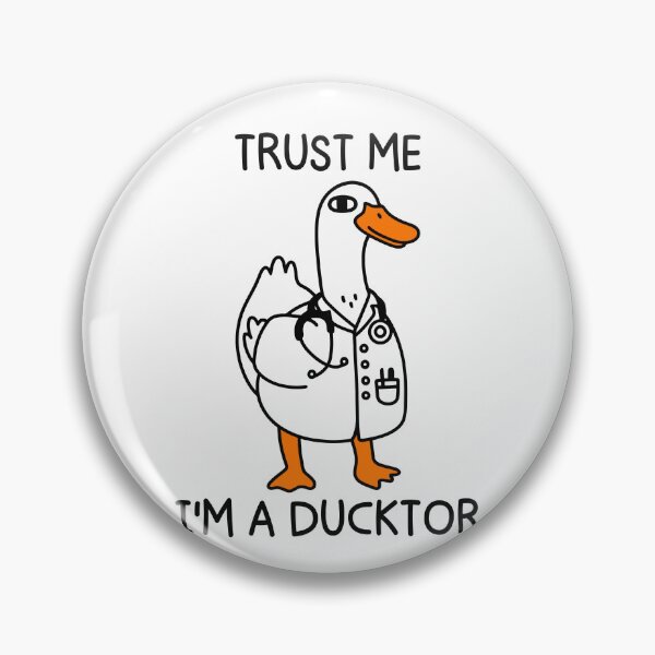 Item preview, Trust Me I'm a Ducktor Funny Duck Doctor designed and sold by gunaone-design.