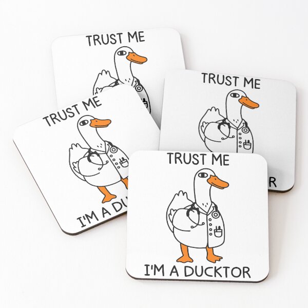 Item preview, Trust Me I'm a Ducktor Funny Duck Doctor designed and sold by gunaone-design.