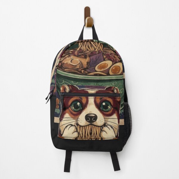 Item preview, Cute Corgi Eating Ramen Illustration designed and sold by Meteor Destroyer.