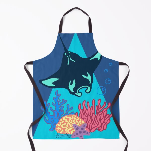 Item preview, Manta Ray with Coral Reef designed and sold by Free-Spirit-Meg.