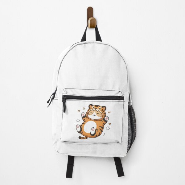 Item preview, Happy Ginger Cat in Tiger Costume Animal Onesie Art designed and sold by NoopnyangStudio.