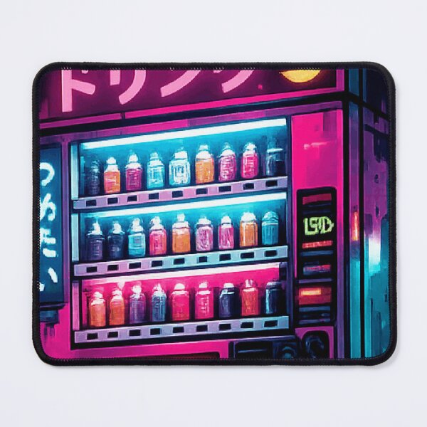 Item preview, Neon Tokyo Alley Vending Machine Lofi Cyberpunk designed and sold by Retro Mood Co.