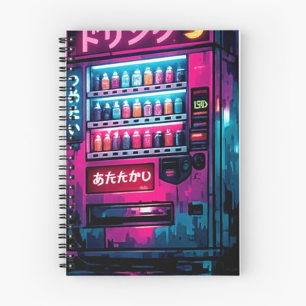 Item preview, Neon Tokyo Alley Vending Machine Lofi Cyberpunk designed and sold by Retro Mood Co.