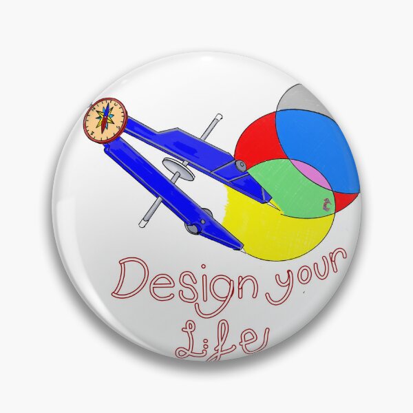 Item preview, A Compass drawing a compass guiding designed and sold by mortiz-art-official.