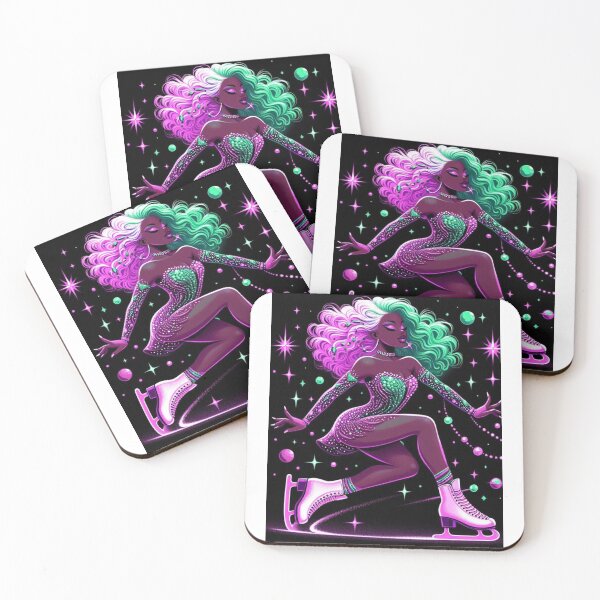 Item preview, Black Bougie Figure Skater designed and sold by Lucienne Reimagined.