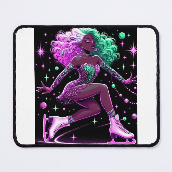 Item preview, Black Bougie Figure Skater designed and sold by Lucienne Reimagined.