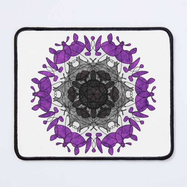 Item preview, abstract stained glass asexual pride designed and sold by Thistlegrove.