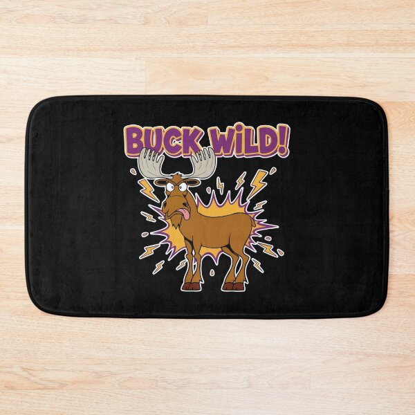 Item preview, Buck Wild! Funny Moose Character Art Vibrant for Wildlife Fans designed and sold by Taridesign.