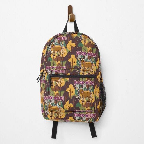 Item preview, Buck Wild! Funny Moose Character Art Vibrant for Wildlife Fans designed and sold by Taridesign.