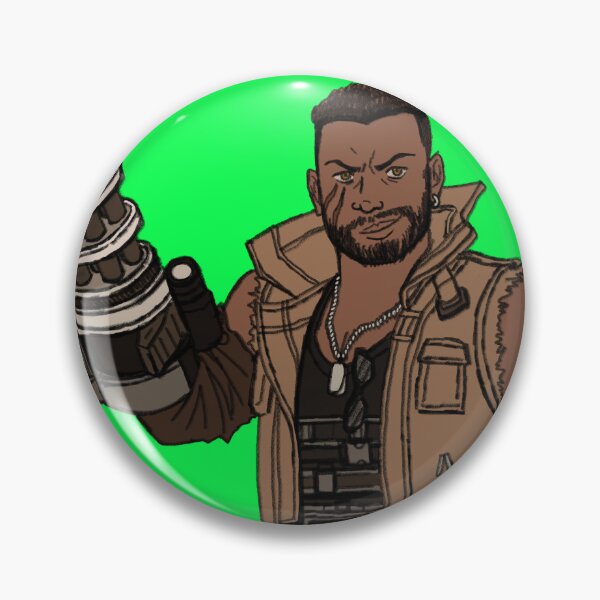 Item preview, Barret Wallace from Final Fantasy VII designed and sold by ark_artz.