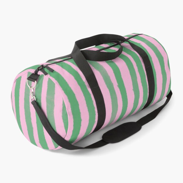 Item preview, Preppy Pink and Green Stripes Pattern | Retro Pastel Stripe Aesthetic designed and sold by OLAIZA.