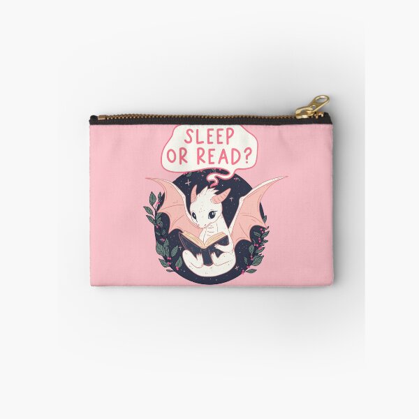 Item preview, Sleep or Read Book Lover Dragon designed and sold by Jess.a.creates.