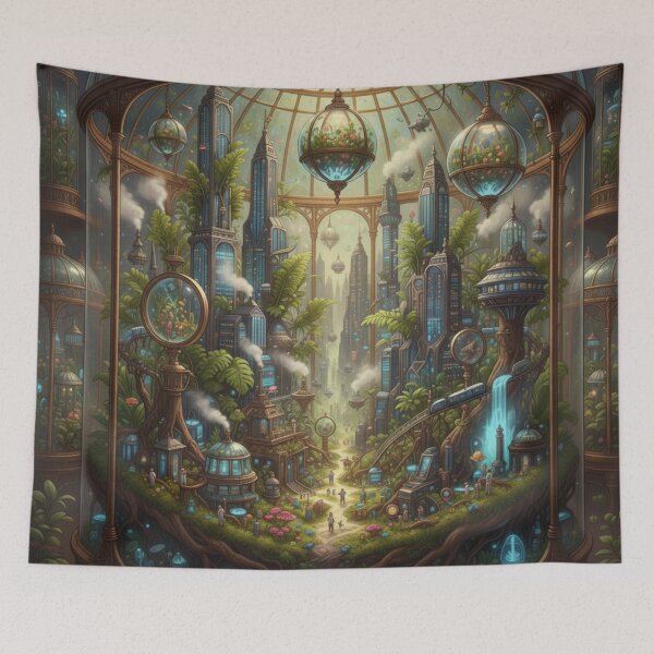Item preview, Terrarium Micro CIty designed and sold by CTRL+ALT+Divine.