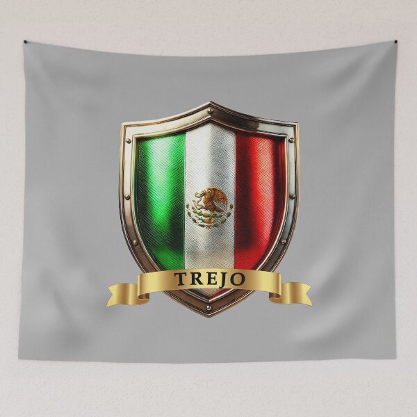 Item preview, Trejo Mexico Family Name Shield designed and sold by Highlandkings.