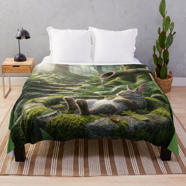 Item preview, Rabbit Bathes in Shishi Odoshi Fountain designed and sold by Tridentulus.
