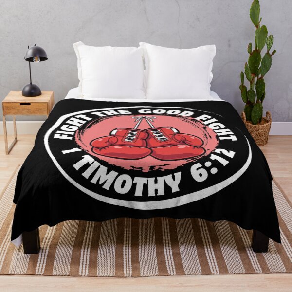 Item preview, Fight the Good Fight - 1 Timothy 6:12 - Christian Warrior designed and sold by MoriaStore.