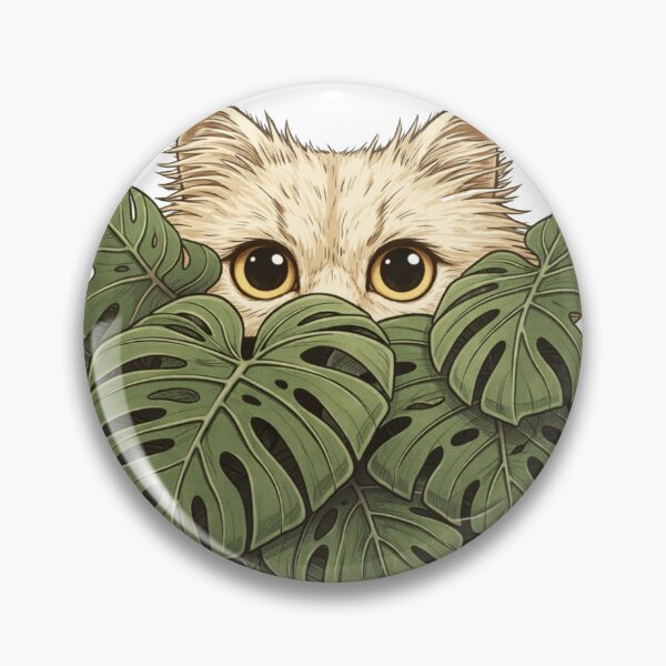 Item preview, Hiding In The Plants Cat Remote Worker Cozy Humor designed and sold by Retro Mood Co.