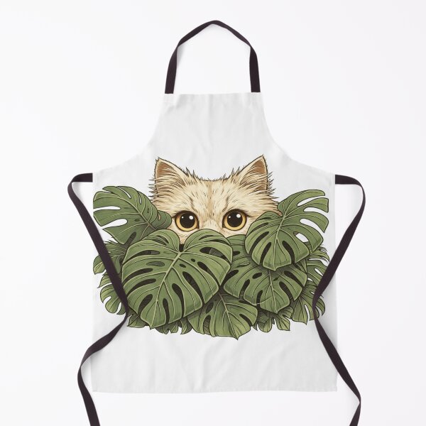 Item preview, Hiding In The Plants Cat Remote Worker Cozy Humor designed and sold by Retro Mood Co.