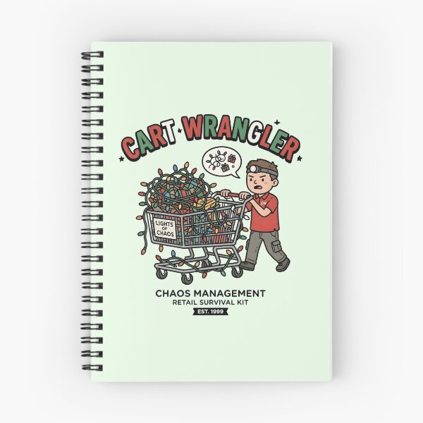Item preview, Target Team Member - Cart Wrangler Christmas Chaos Design designed and sold by WowDezign.