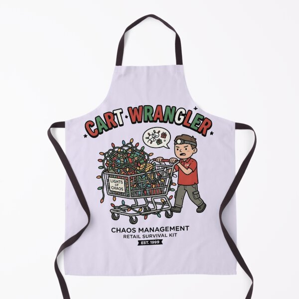 Item preview, Target Team Member - Cart Wrangler Christmas Chaos Design designed and sold by WowDezign.