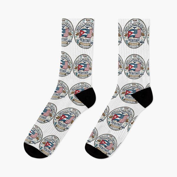 Item preview, Cuban American Heritage Proud To Be Both Vintage Badge Design designed and sold by Wear Sculpt.