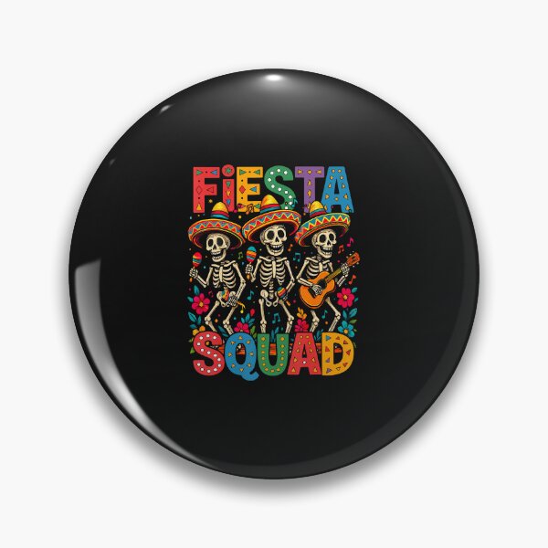 Item preview, Fiesta Squad Skeleton Cinco De Mayo designed and sold by Le7yaStore.