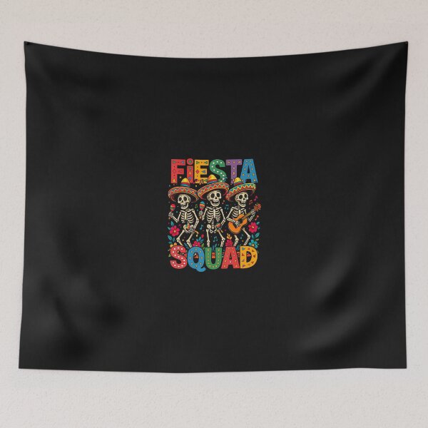 Item preview, Fiesta Squad Skeleton Cinco De Mayo designed and sold by Le7yaStore.